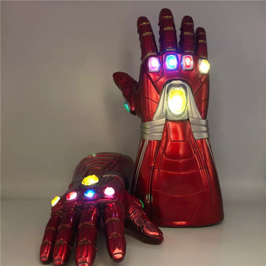 Gauntlet  Gloves War Light LED Action Figure Cosplay Prop Halloween Gift Children
