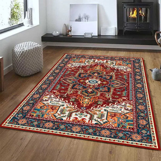40X120CM Retro Persian Ethnic Style Printed Carpet Bedroom Living Room Light Luxury Carpets Bottom Anti Slip And Wear-resistant
