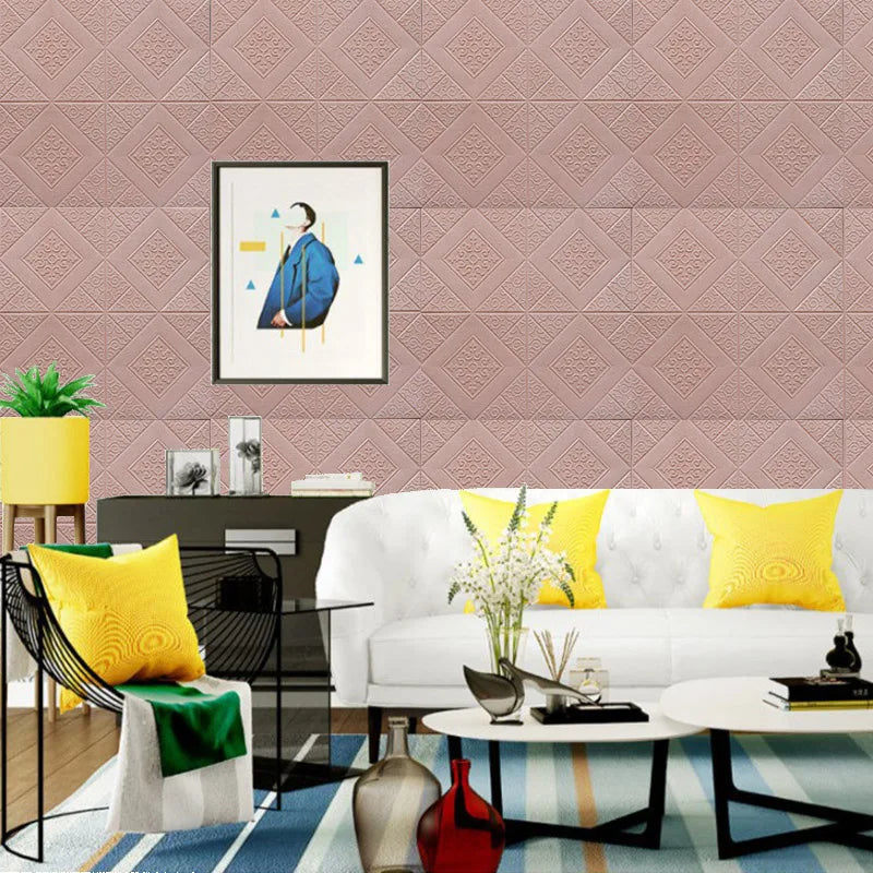 1-10Pcs 70cmx70cm 3D Wall Stickers Imitation Brick Bedroom Home Decor Waterproof Self-adhesive DIY Wallpaper for kitchen