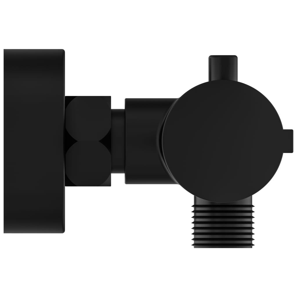 SCHÜTTE Douchemengkraan LONDON thermostatisch 5,5 cm matzwart