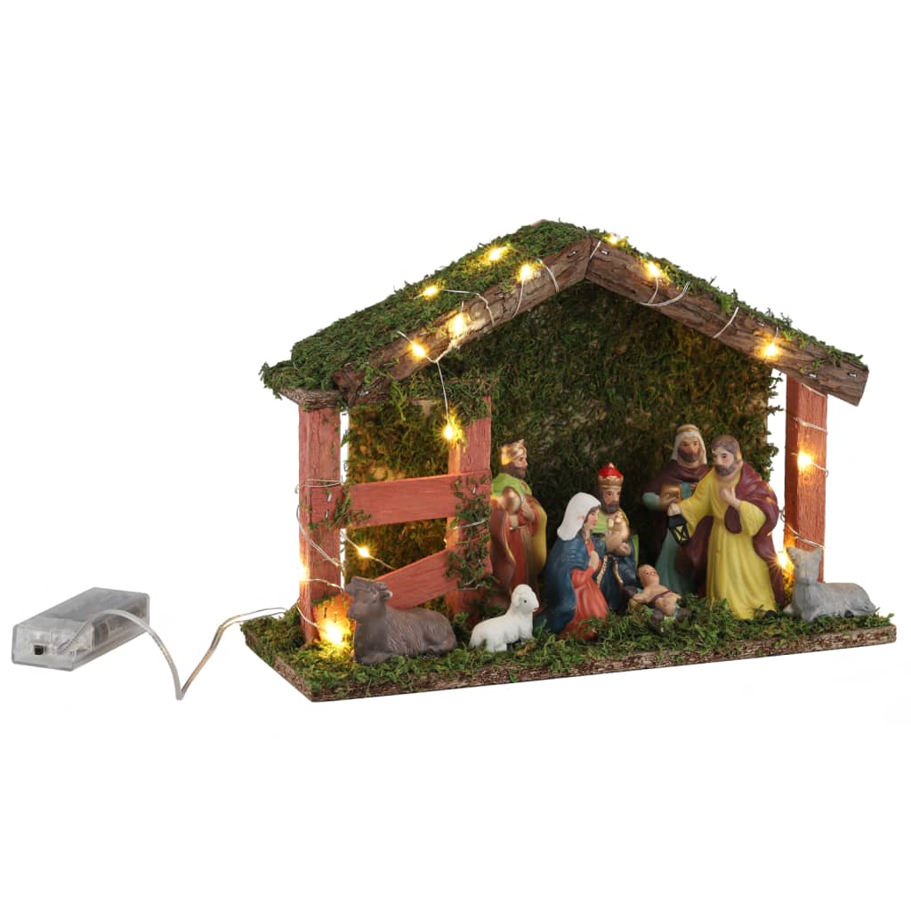 HI Kerststal met LED-verlichting