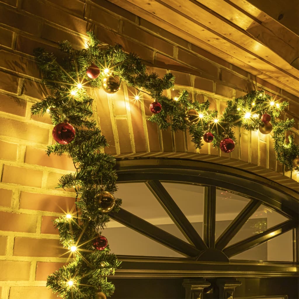 HI Kerstslinger met 80 warmwitte LED's 20 m