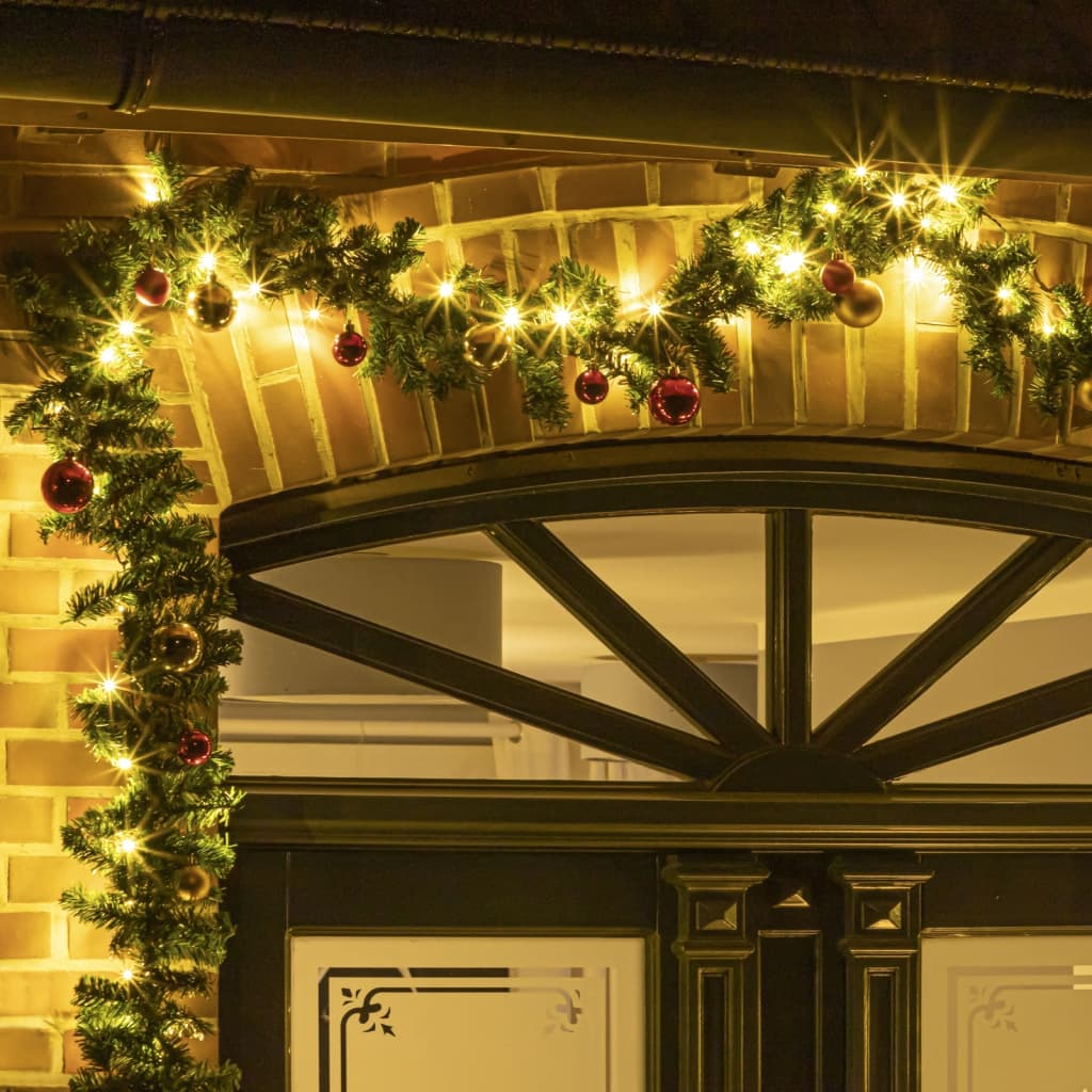 HI Kerstslinger met 80 warmwitte LED's 20 m