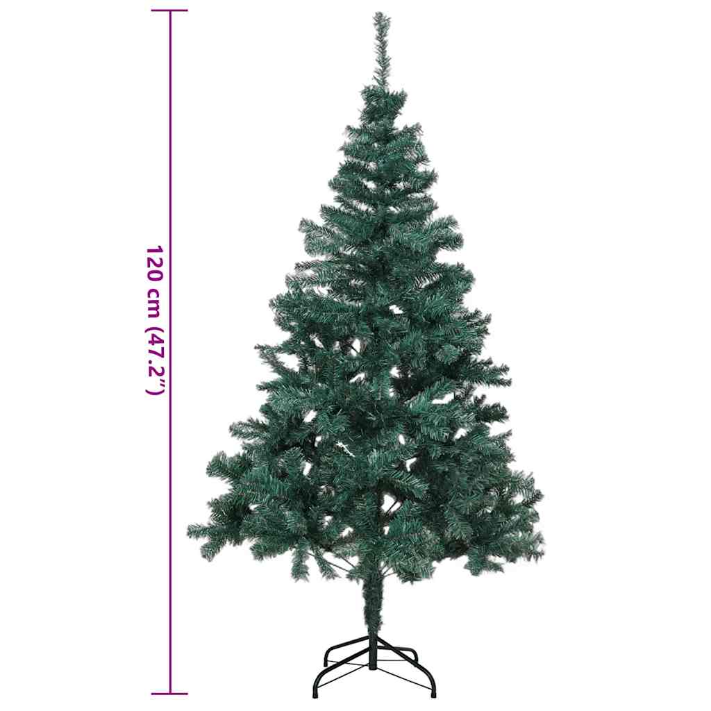 HI Kerstboom met metalen standaard 120 cm groen