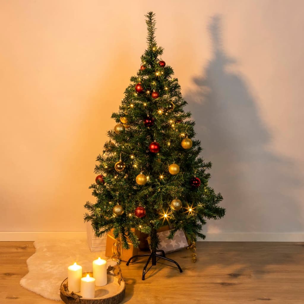 HI Kerstboom met metalen standaard 150 cm groen