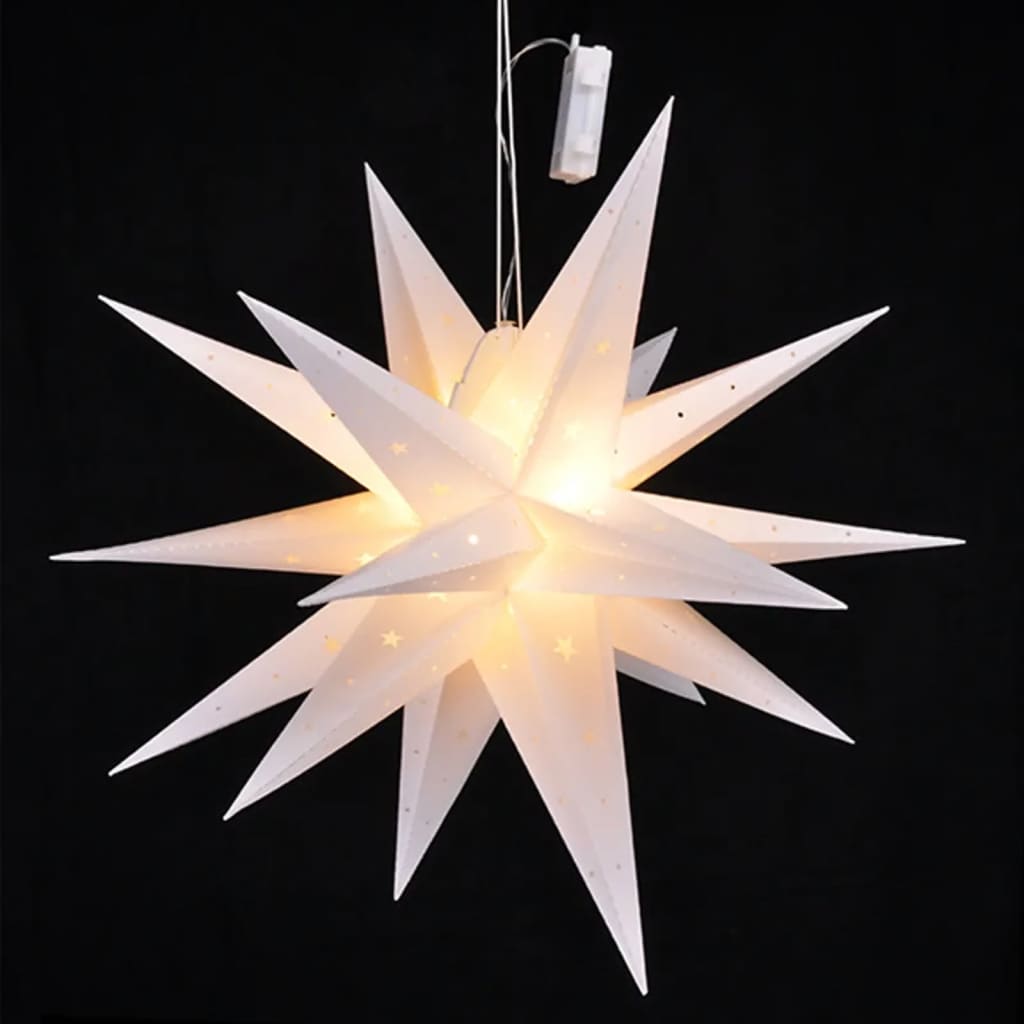 HI Lampion kerstster LED 58 cm