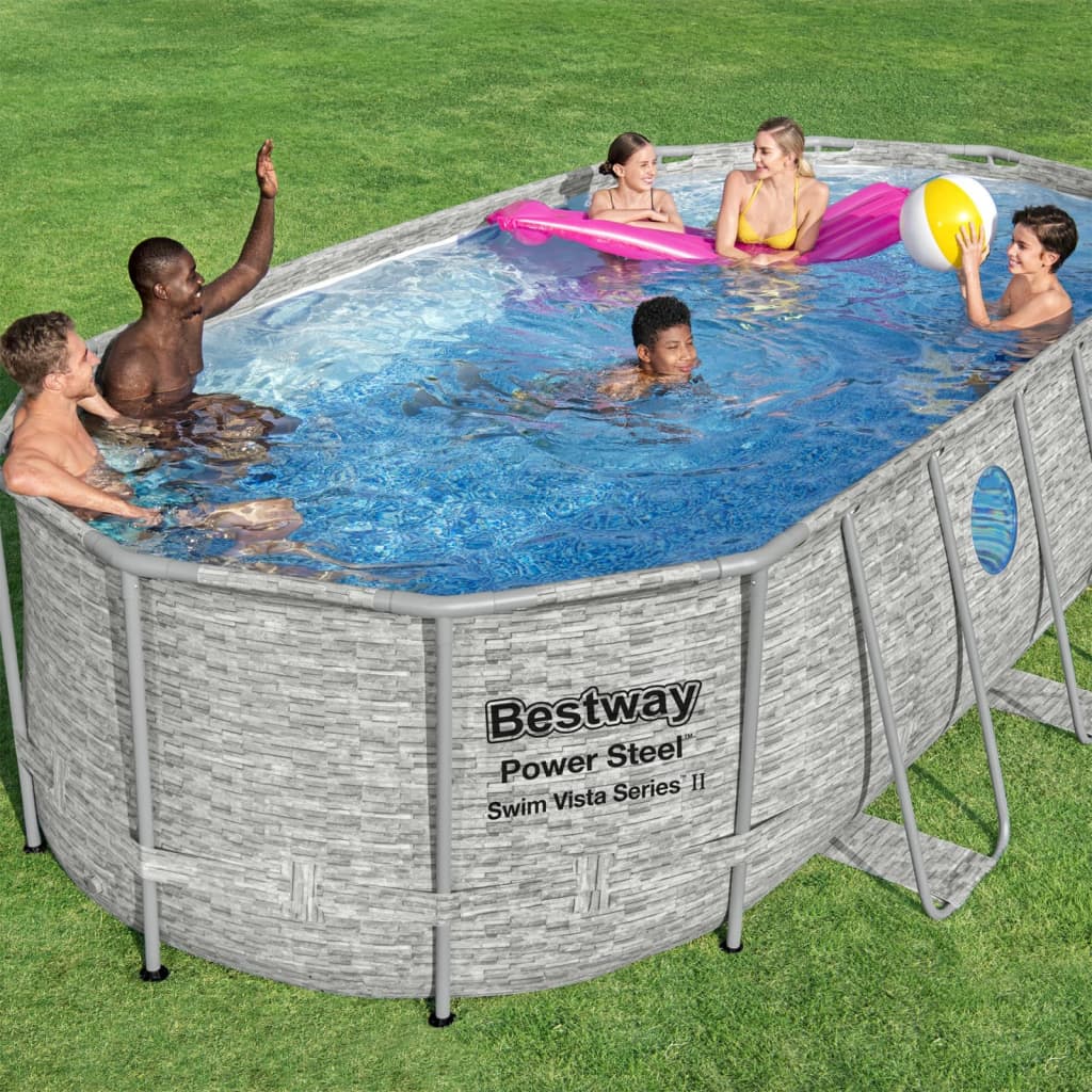 Bestway Zwembadset Power Steel Swim Vista Series 549x274x122 cm