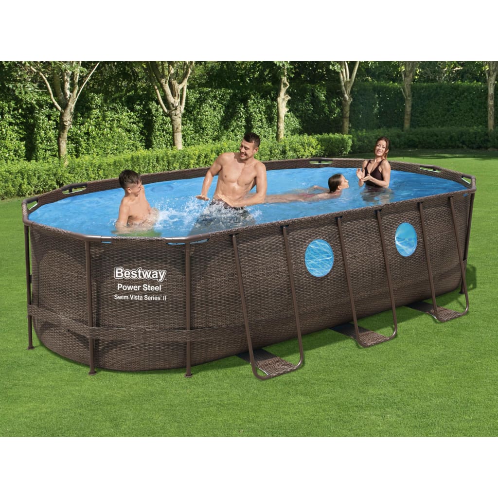 Bestway Zwembadset Power Steel Swim Vista Series 549x274x122 cm