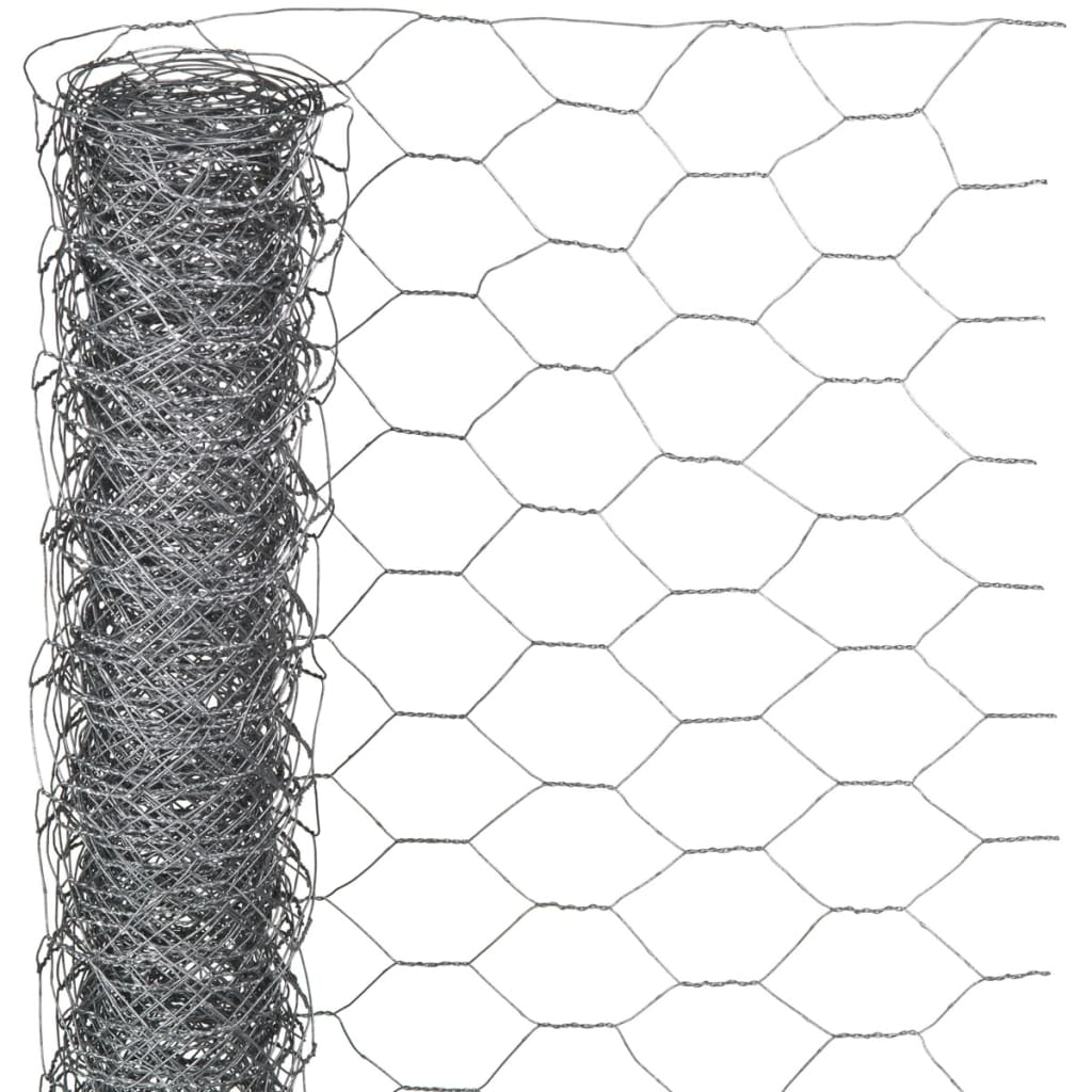 Nature Gaas zeshoekig 0,5x10 m 25 mm gegalvaniseerd staal