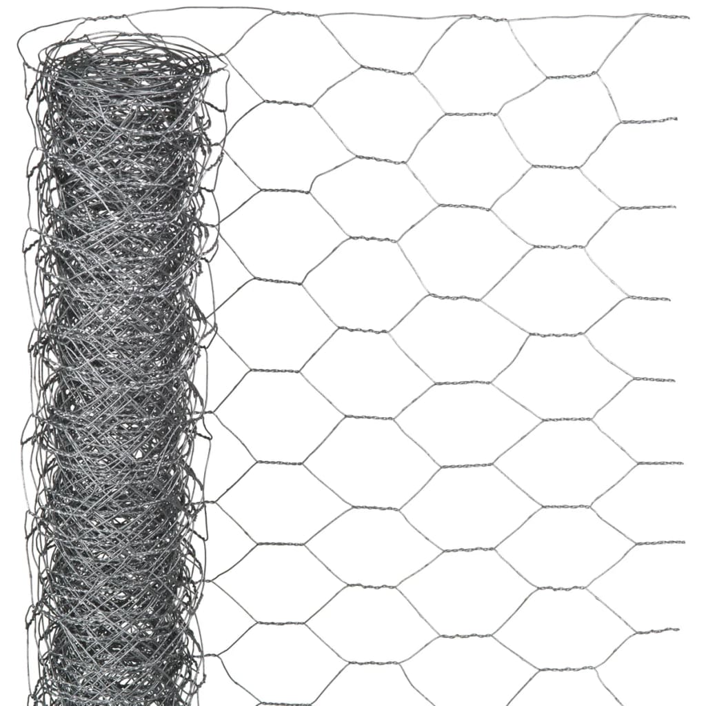 Nature Gaas zeshoekig 1x10 m 40 mm gegalvaniseerd staal