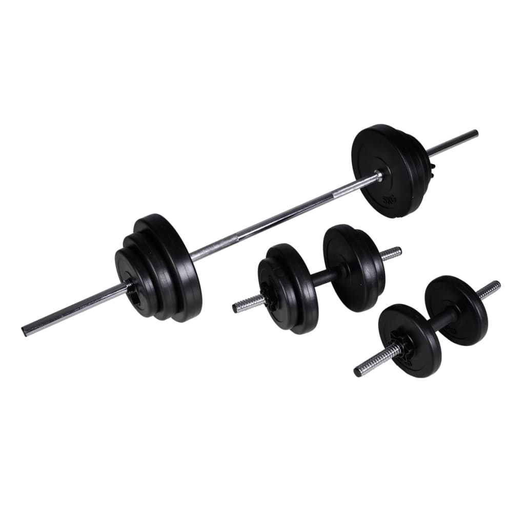 Barbell- en dumbbellset 30,5 kg