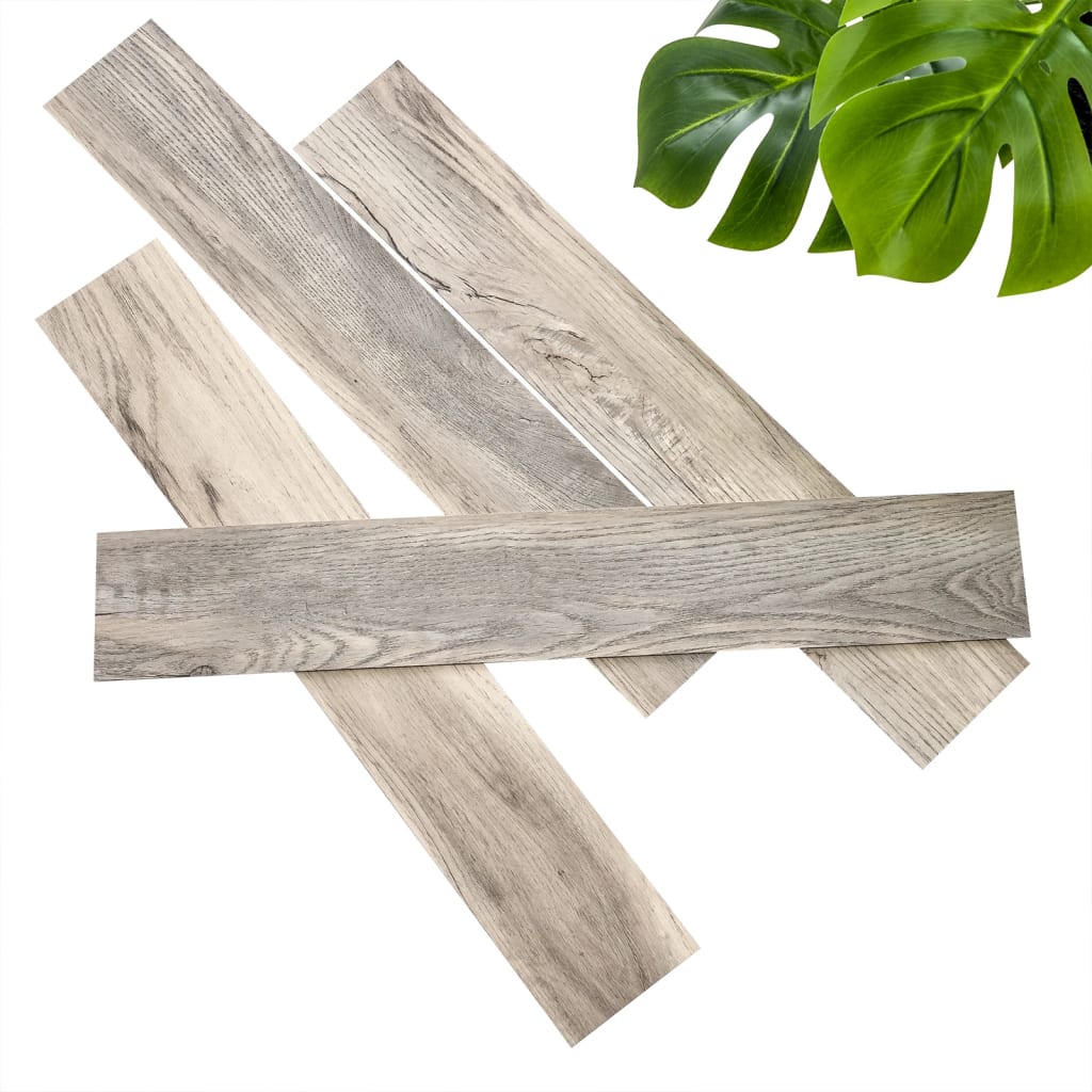 WallArt Planken hout-look schuurhout eiken whitewash