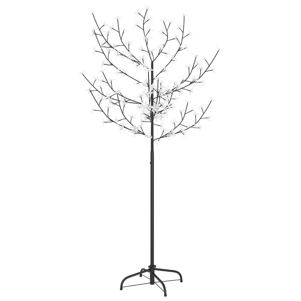 Kerstboom 120 LED's warmwit licht kersenbloesem 150 cm