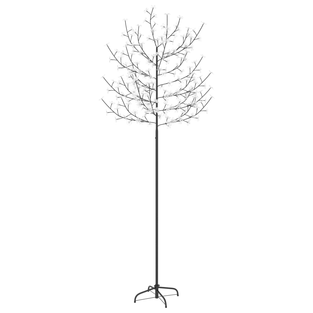 Kerstboom 220 LED's koudwit licht kersenbloesem 220 cm