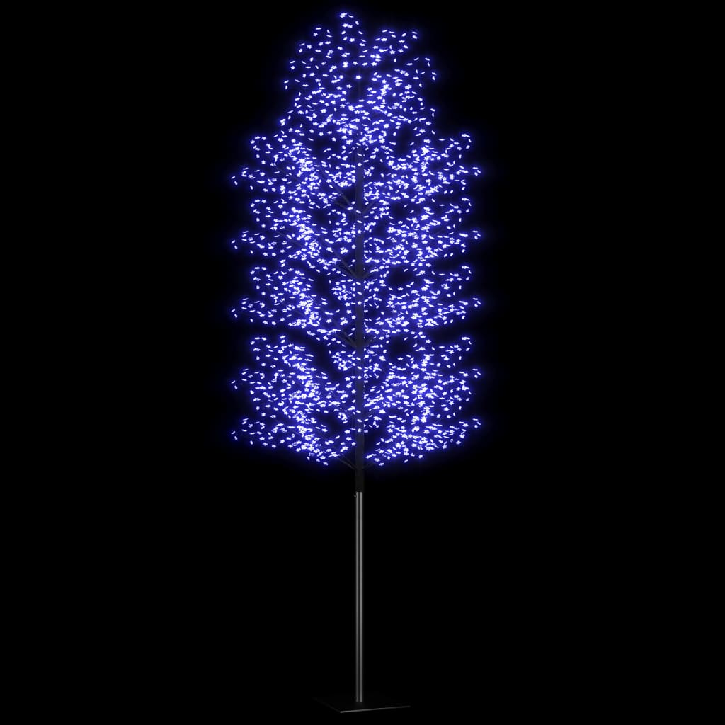 Kerstboom 2000 LED's blauw licht kersenbloesem 500 cm