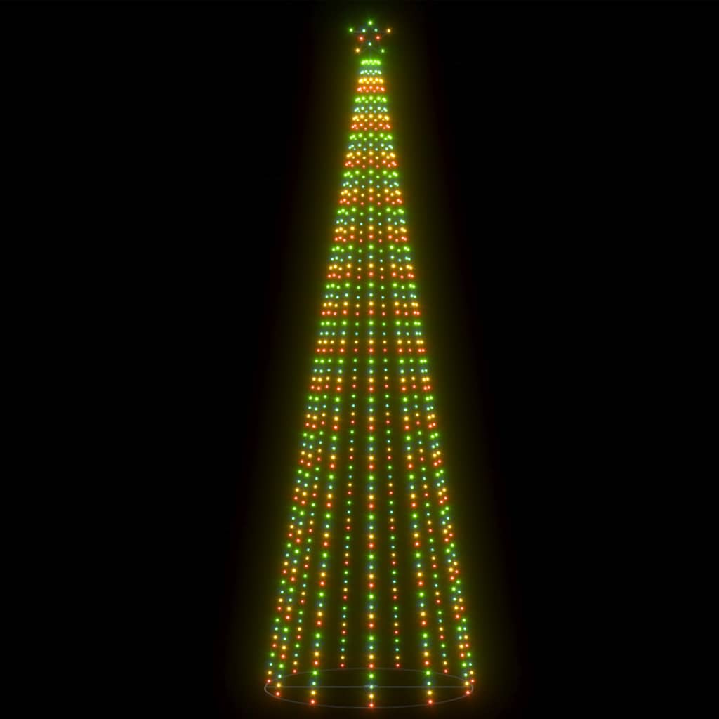 Kegelkerstboom 752 meerkleurige LED's 160x500 cm