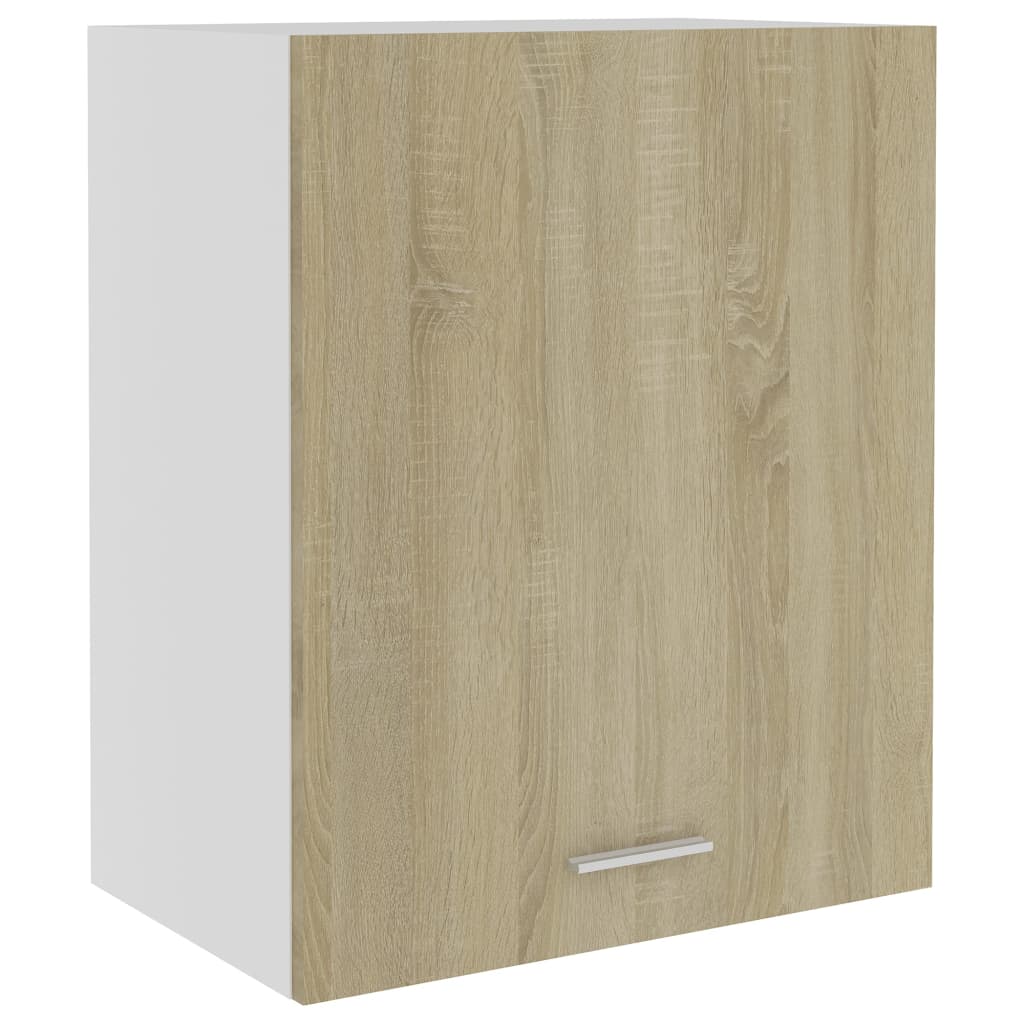 Hangkasten 2 st 50x31x60 cm bewerkt hout sonoma eikenkleurig