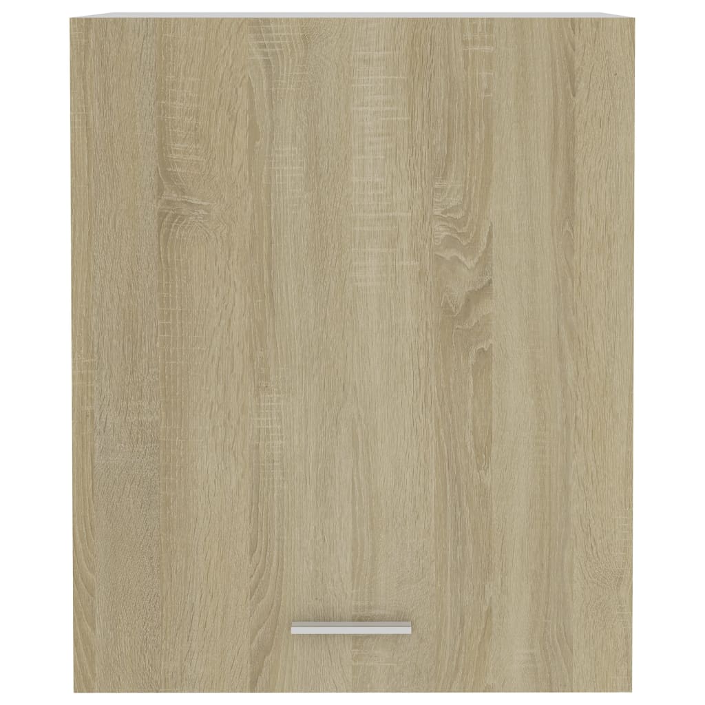 Hangkasten 2 st 50x31x60 cm bewerkt hout sonoma eikenkleurig