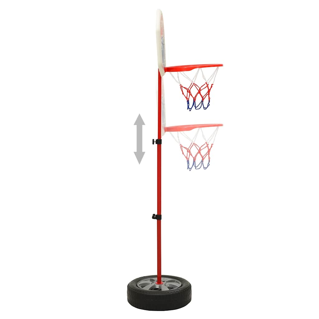 Kinderbasketbalset verstelbaar 120 cm