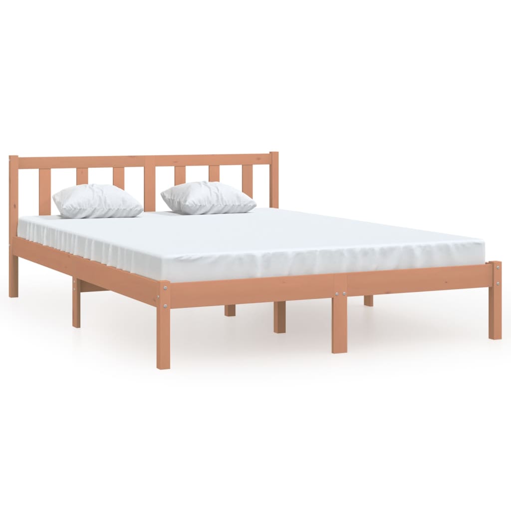 Bedframe grenenhout honingbruin 150x200 cm