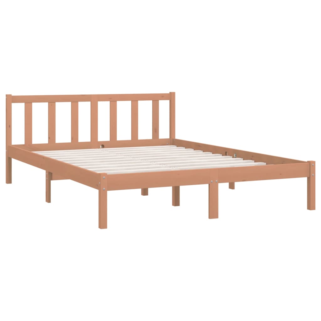 Bedframe grenenhout honingbruin 150x200 cm