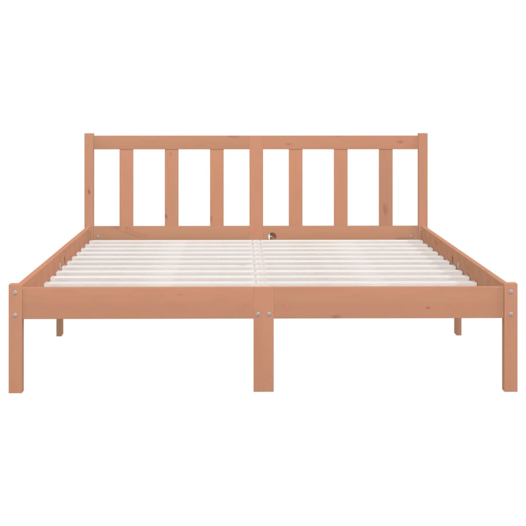 Bedframe grenenhout honingbruin 150x200 cm