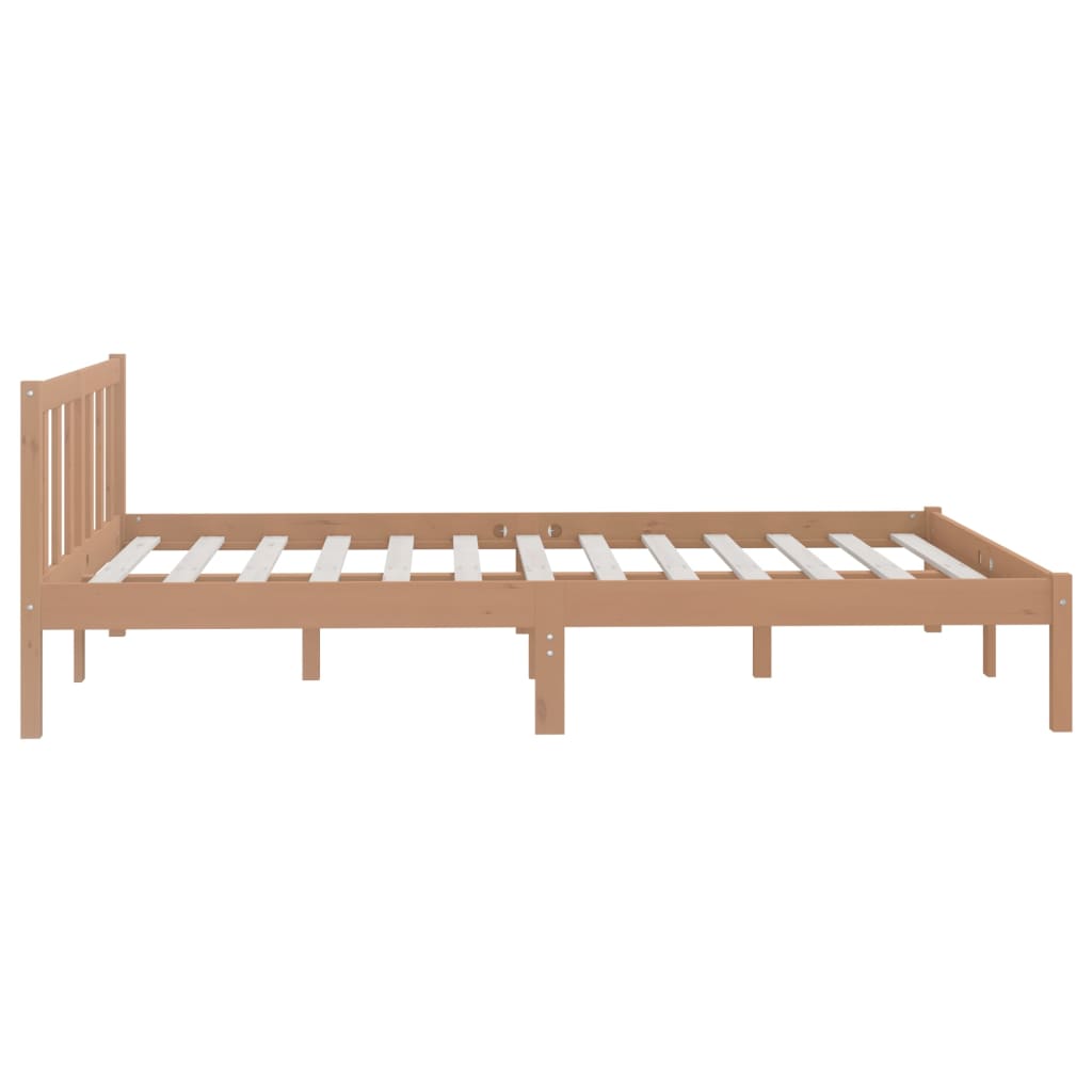 Bedframe grenenhout honingbruin 150x200 cm