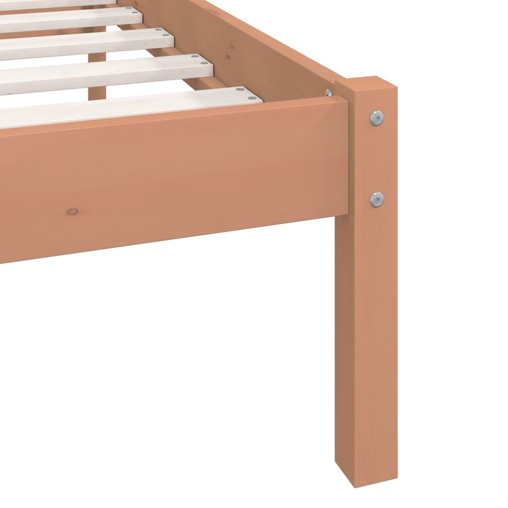 Bedframe grenenhout honingbruin 150x200 cm