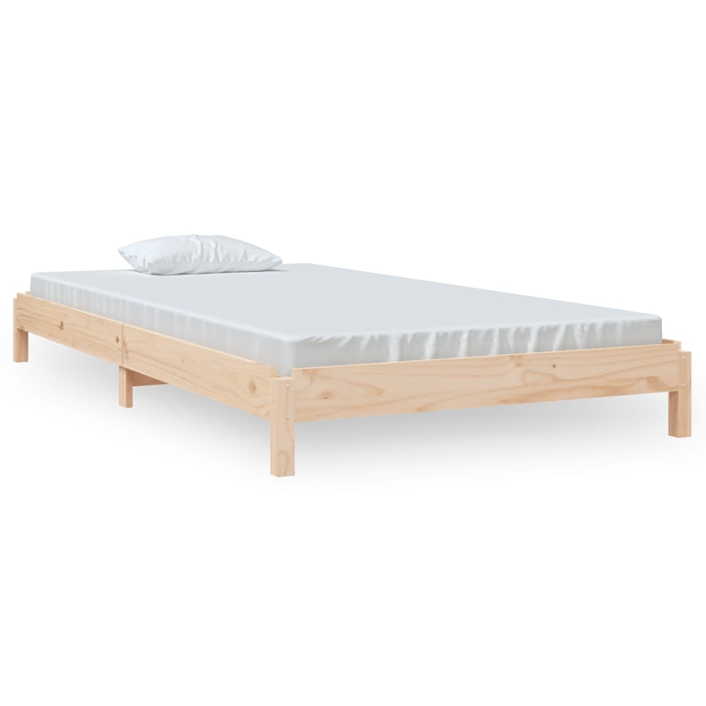 Bed stapelbaar 100x200 cm massief grenenhout