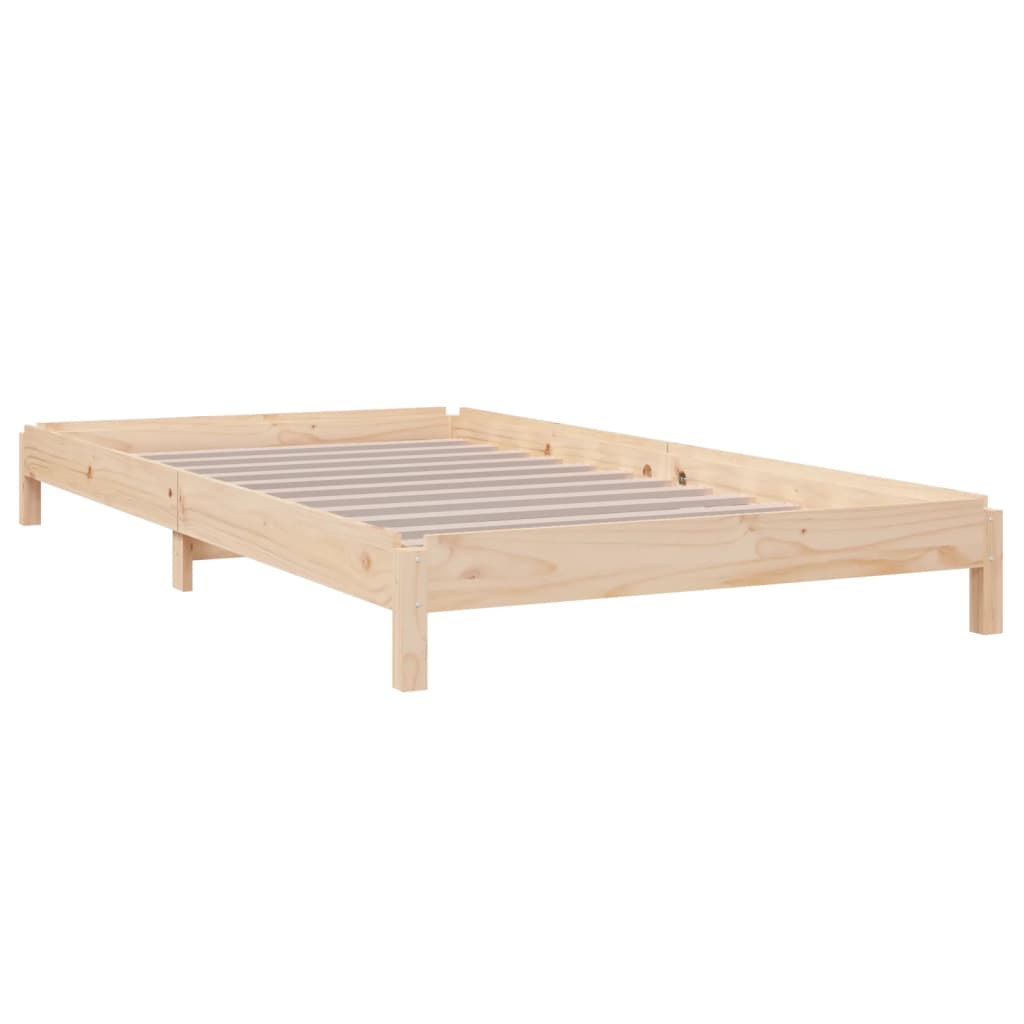 Bed stapelbaar 100x200 cm massief grenenhout