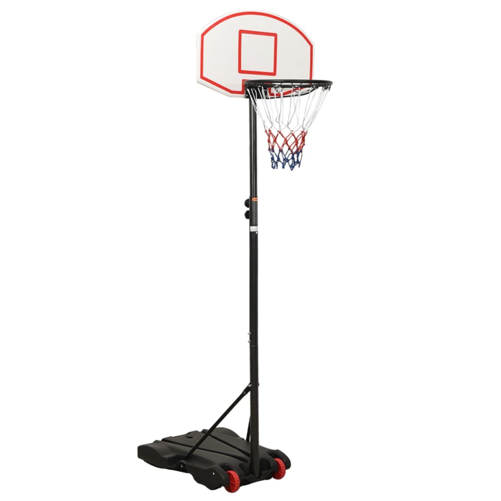 Basketbalstandaard 216-250 cm polyetheen wit