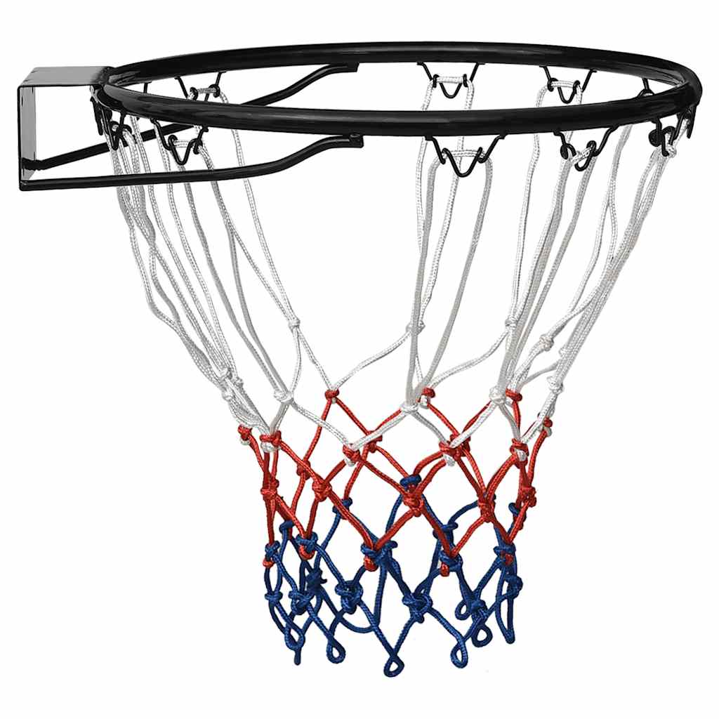 Basketbalring 39 cm staal zwart