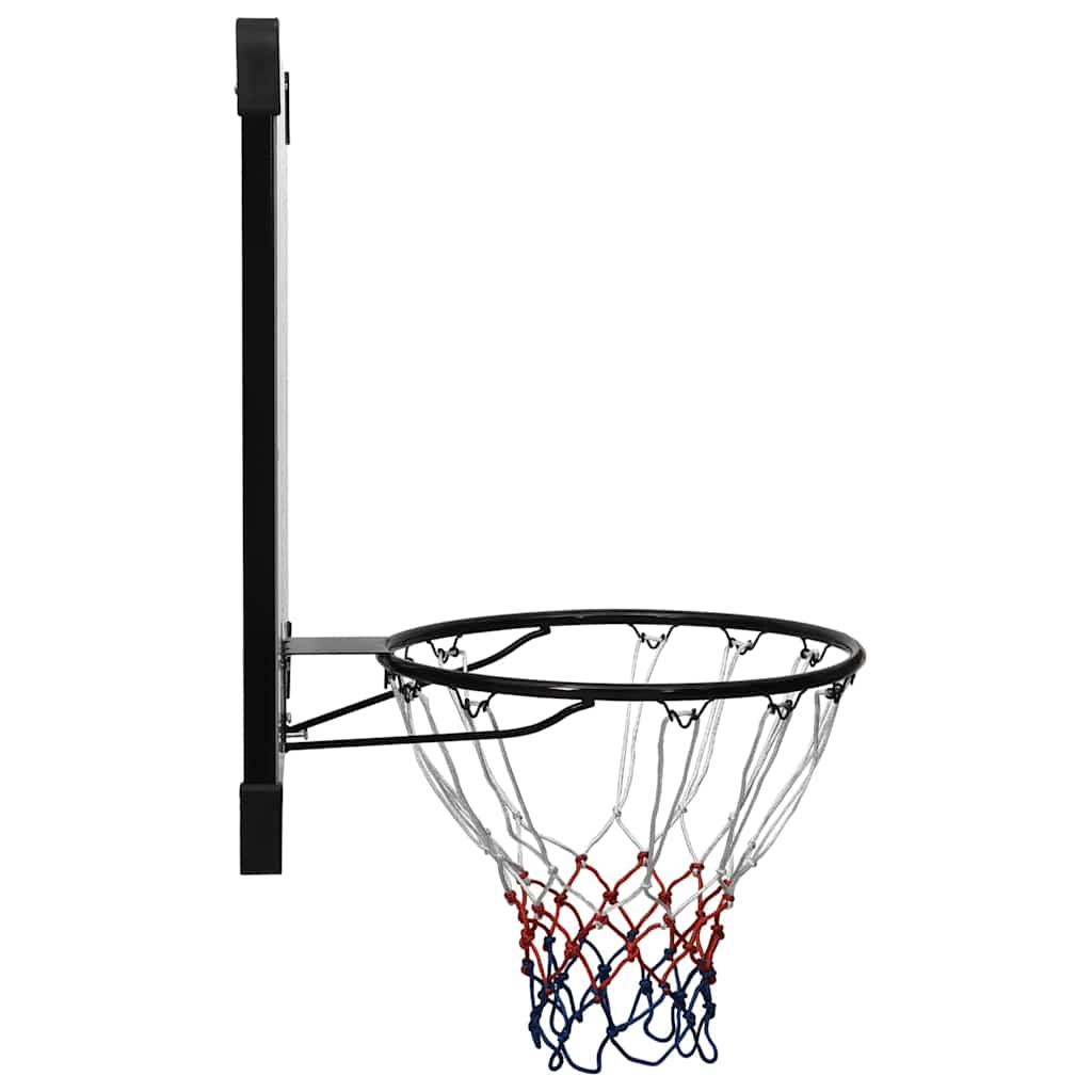 Basketbalbord 106x69x3 cm polycarbonaat transparant