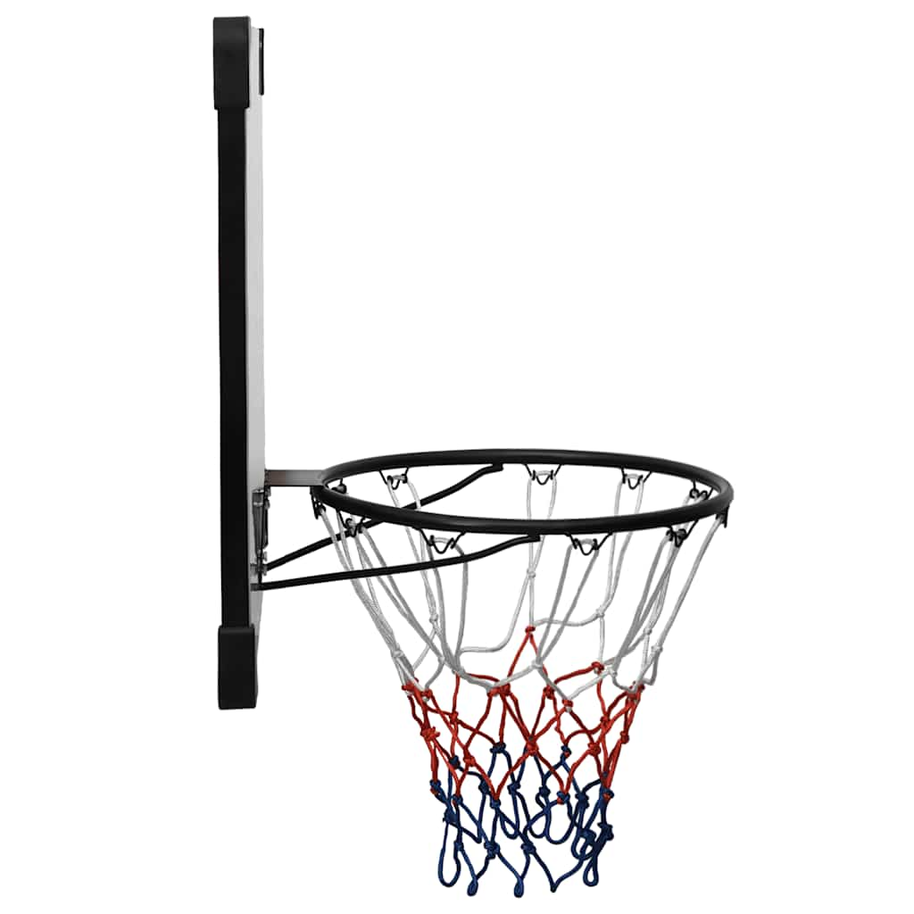 Basketbalbord 90x60x2,5 cm polycarbonaat transparant