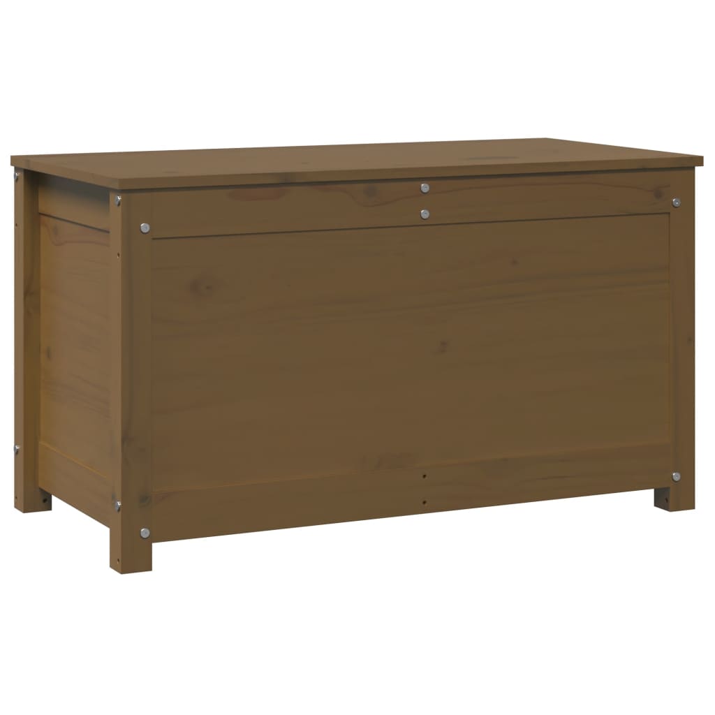 Opbergbox honingbruin 80x40x45,5 cm massief grenenhout