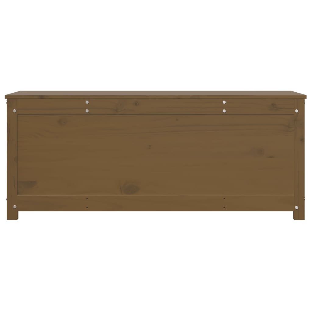 Opbergbox honingbruin 110x50x45,5 cm massief grenenhout