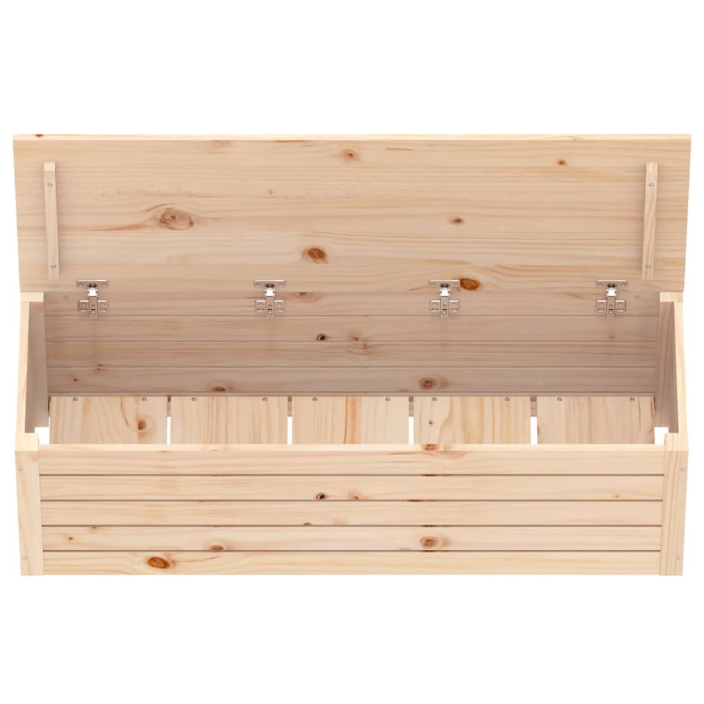 Opbergbox 109x36,5x33 cm massief grenenhout