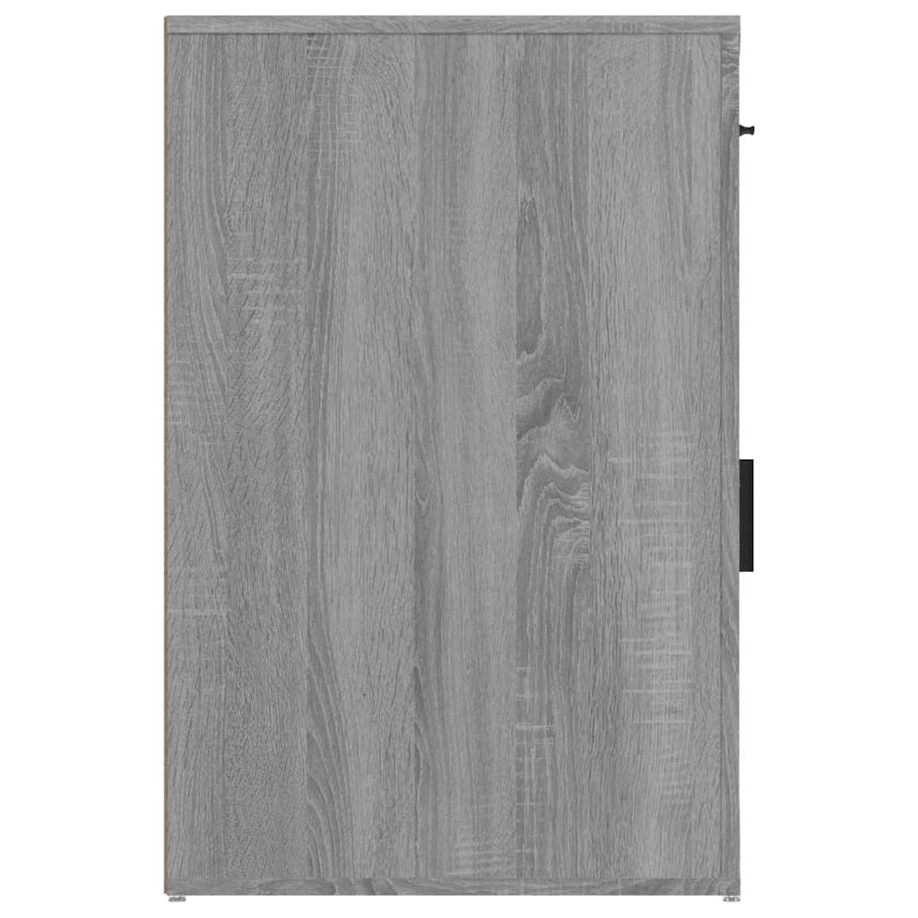 Bureaukastje 40x49x75 cm bewerkt hout grijs sonoma eikenkleurig