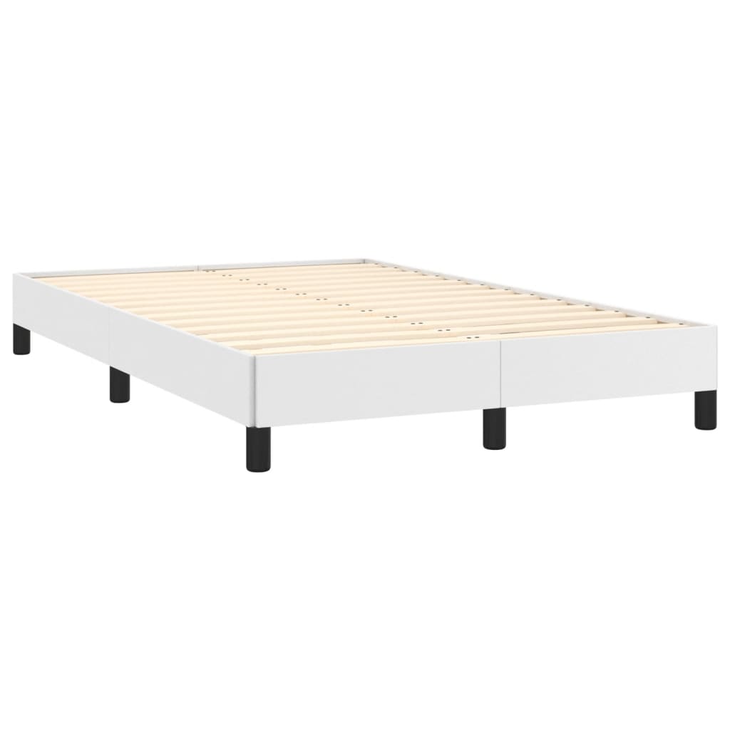 Bedframe zonder matras 120x190 cm kunstleer wit