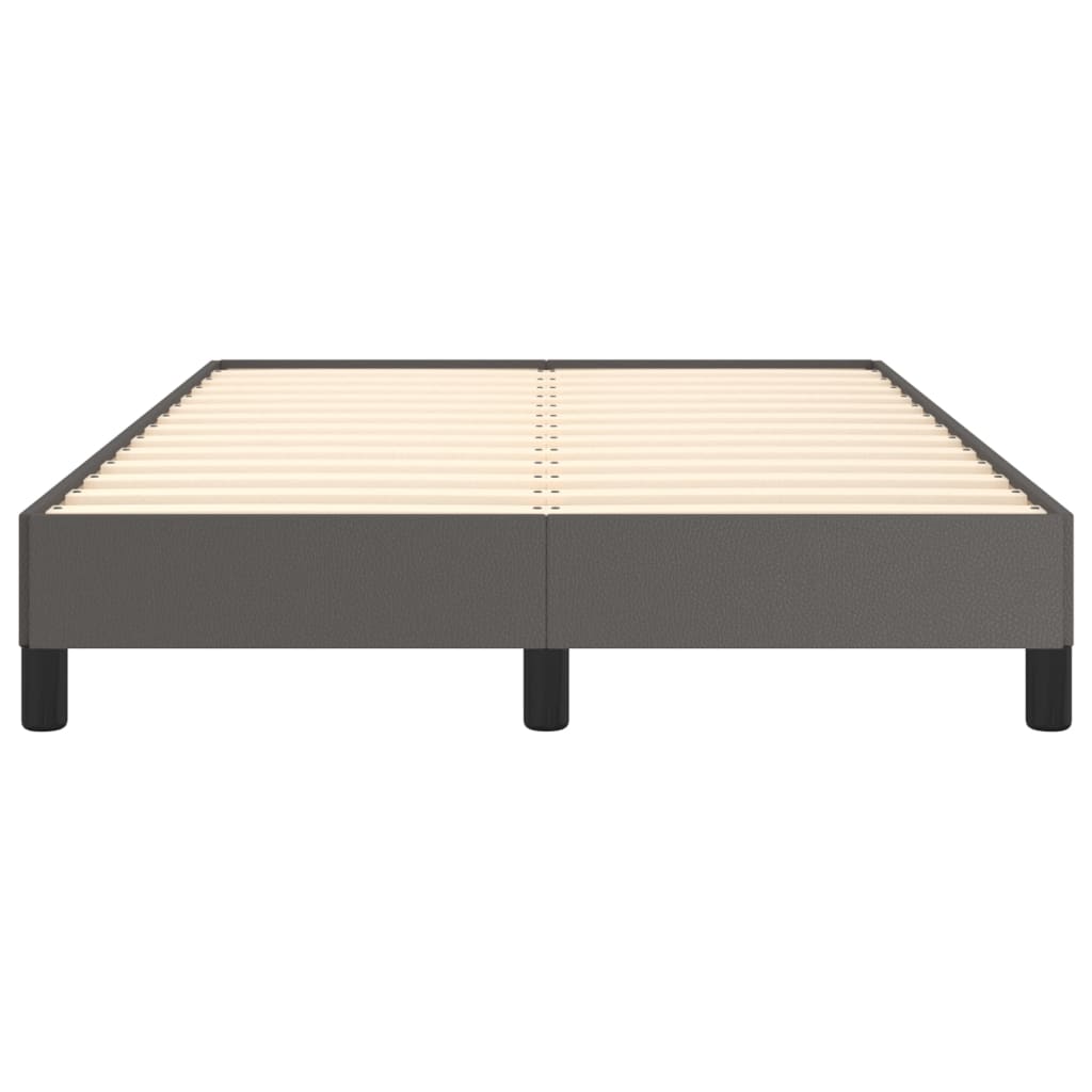 Bedframe zonder matras 120x190 cm kunstleer grijs