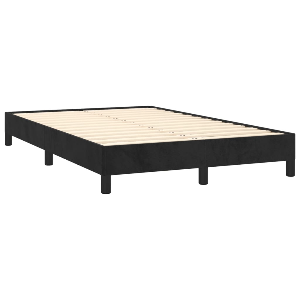 Bedframe zonder matras 120x190 cm fluweel zwart