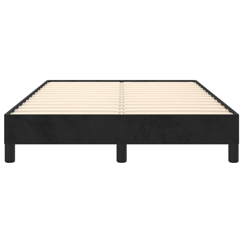 Bedframe zonder matras 120x190 cm fluweel zwart