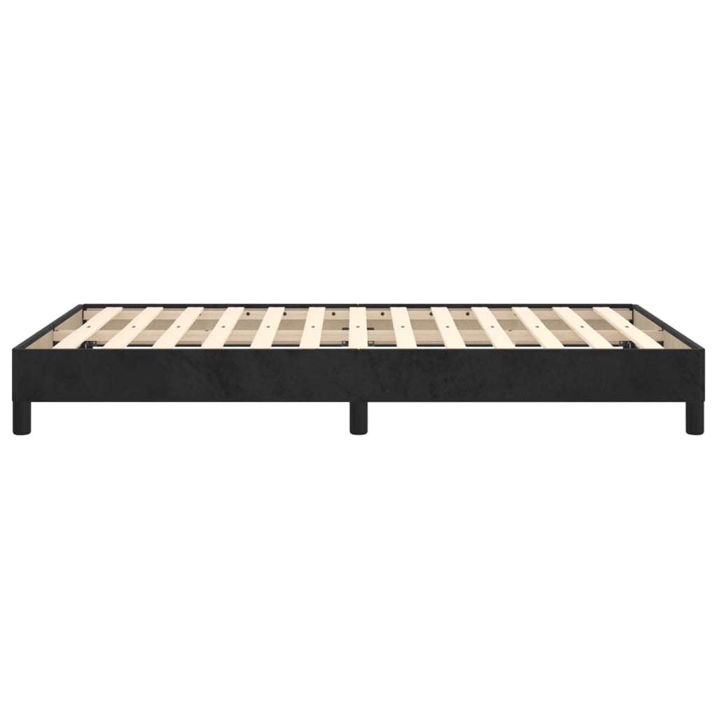 Bedframe zonder matras 120x190 cm fluweel zwart