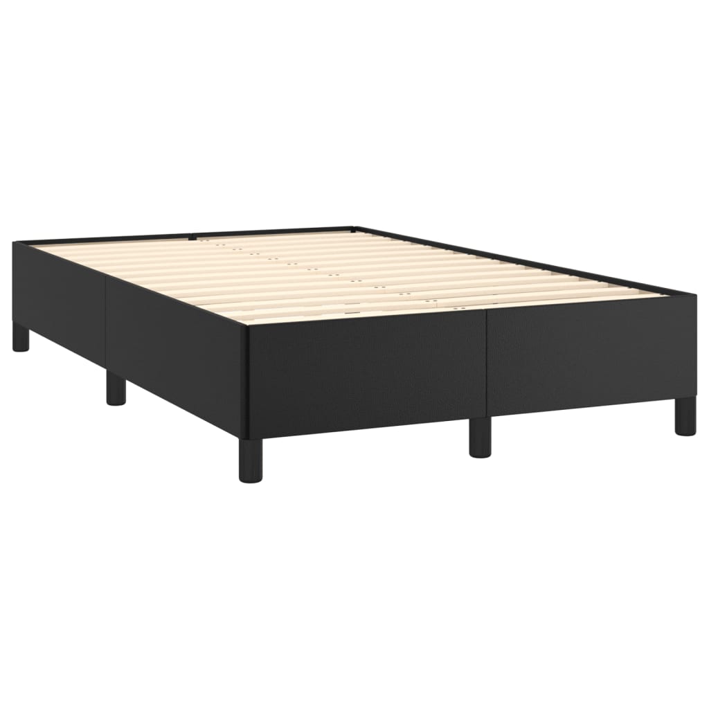 Bedframe zonder matras 120x190 cm kunstleer zwart