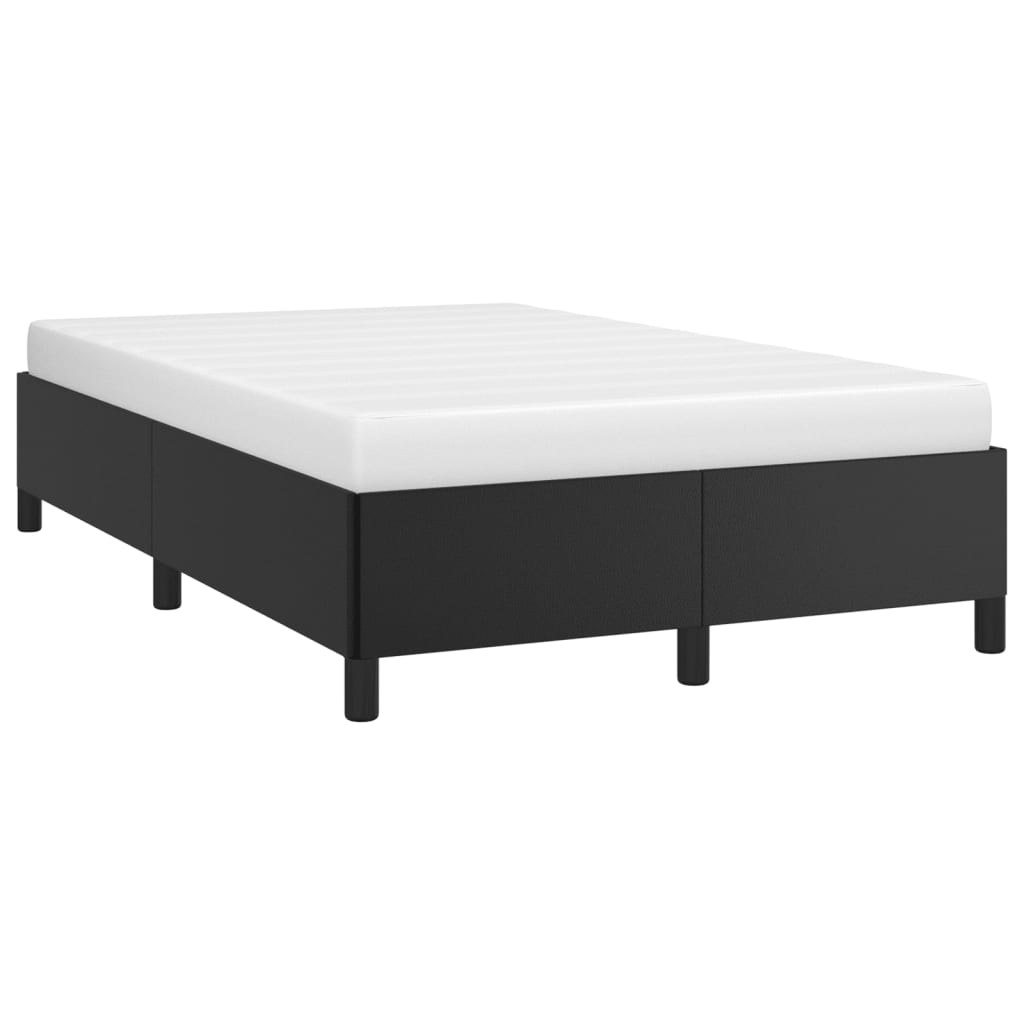 Bedframe zonder matras 120x190 cm kunstleer zwart