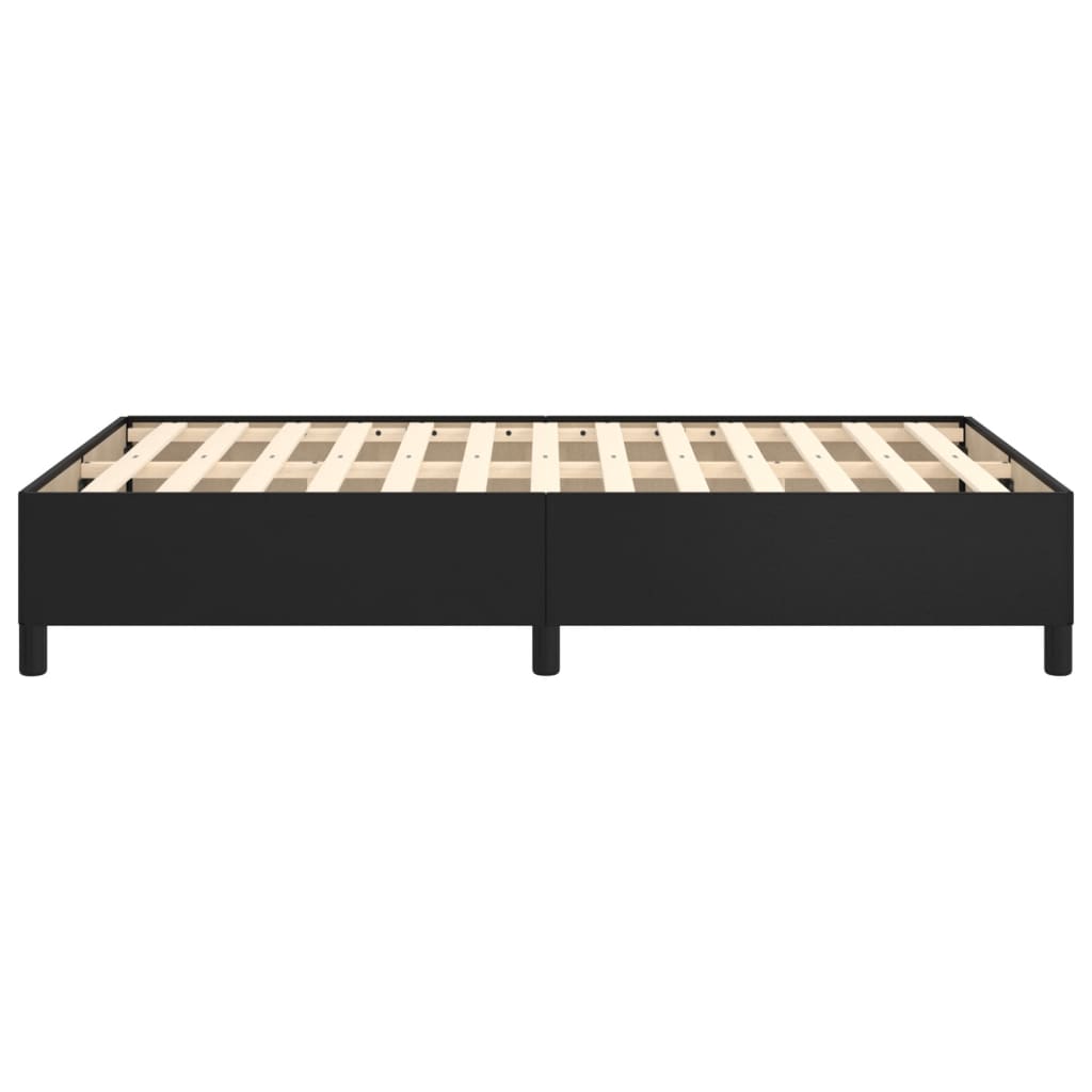 Bedframe zonder matras 120x190 cm kunstleer zwart