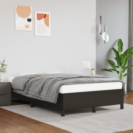 Bedframe zonder matras 120x190 cm kunstleer zwart