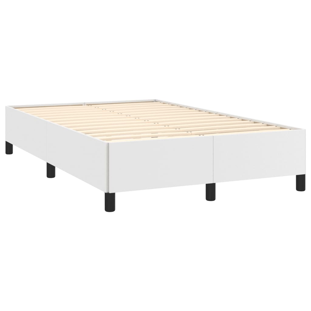 Bedframe zonder matras 120x190 cm kunstleer wit