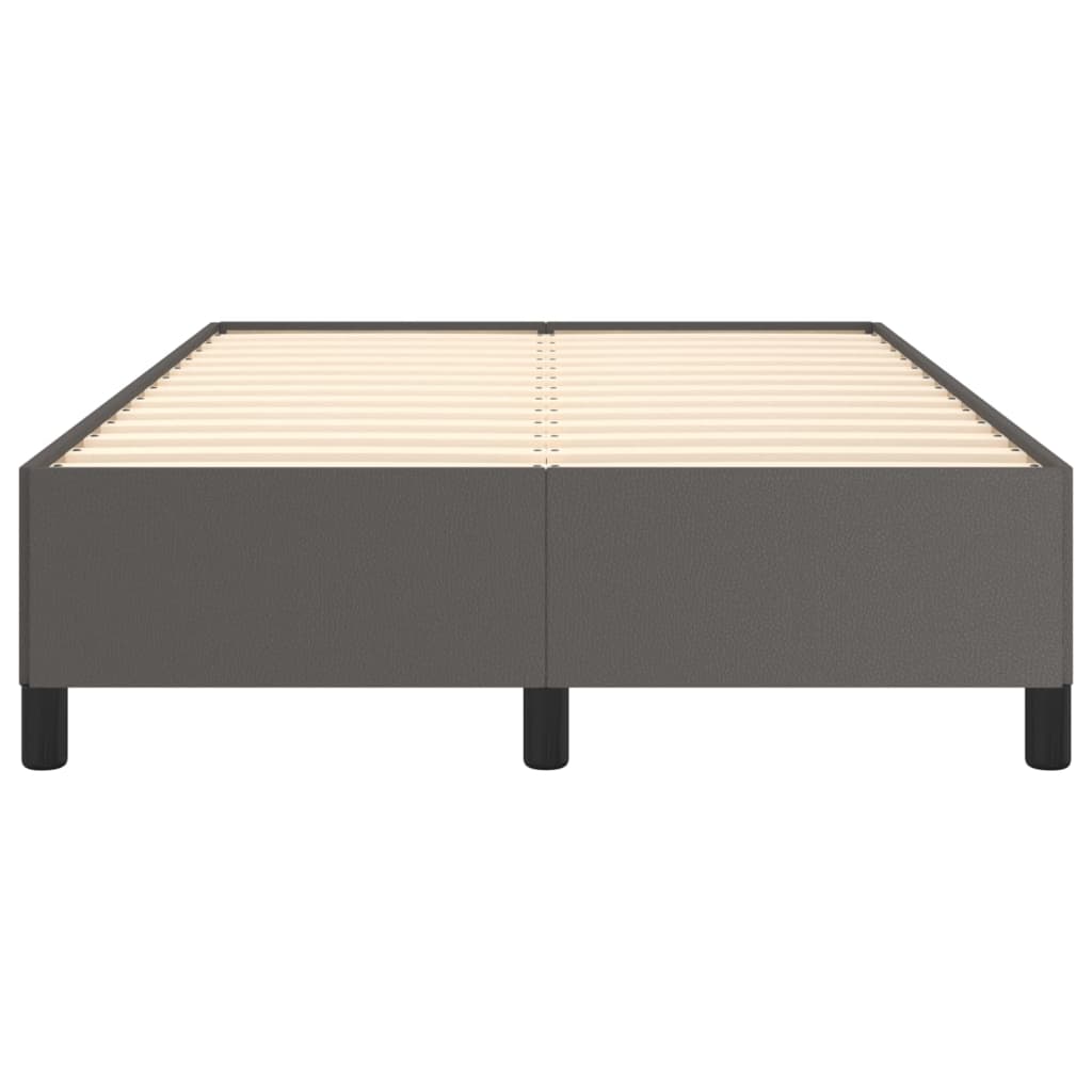 Bedframe zonder matras 120x190 cm kunstleer grijs