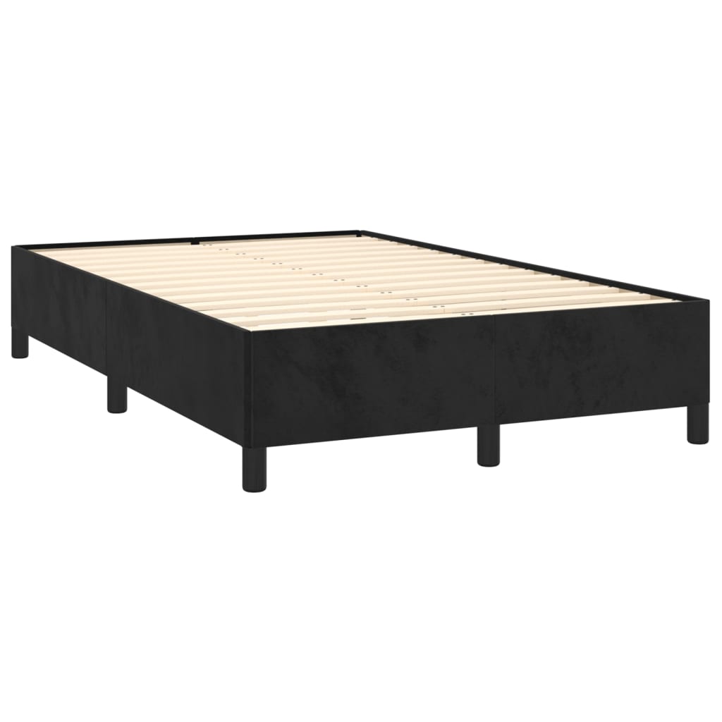 Bedframe zonder matras 120x190 cm fluweel zwart